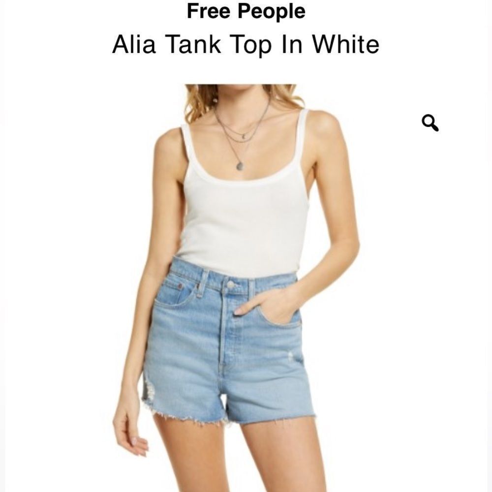 Free people Alia tank White Sz M NWT